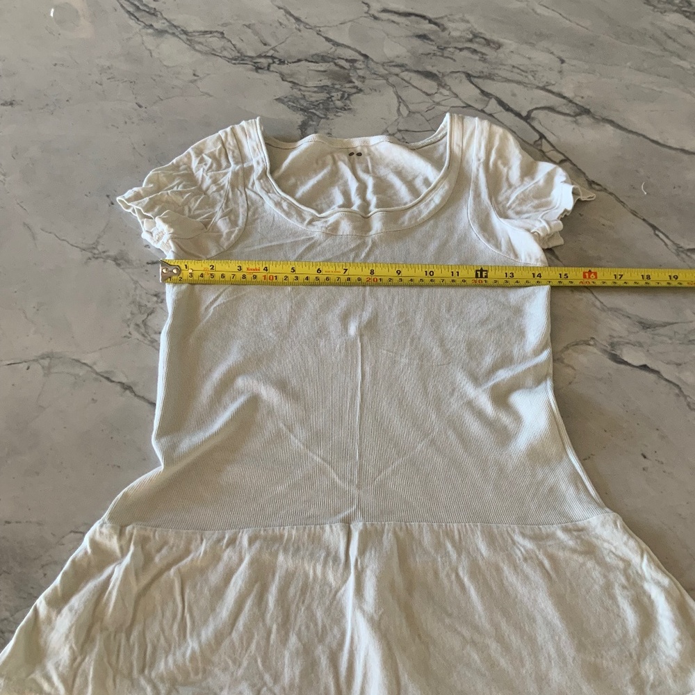 three dots tshirt with cap sleeves